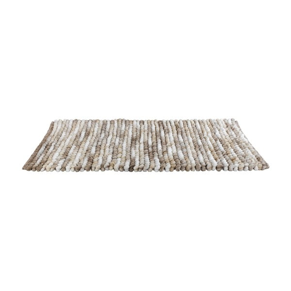 Svjetlosmeđi kupaonski tepih s memorijskom pjenom Wenko Smooth Taupe, 90 x 60 cm