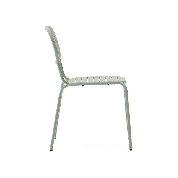 Mentol zelena metalna vrtna stolica Brai – Kave Home-image-3