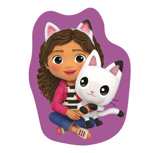 Dječji jastuk od flisa 35x35 cm Gabby´s Dollhouse "Pandy" – Jerry Fabrics