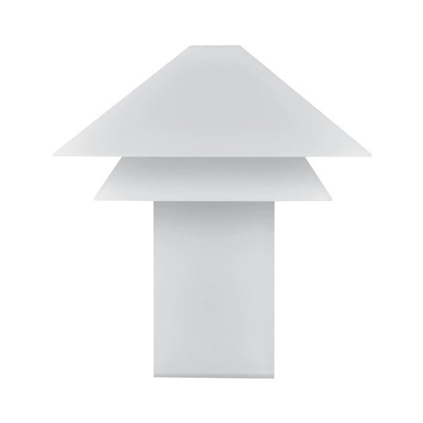 Bijela LED stolna lampa s mogućnosti zatamnjivanja s metalnim sjenilom (visina 33,5 cm) Sanaka – Blomus