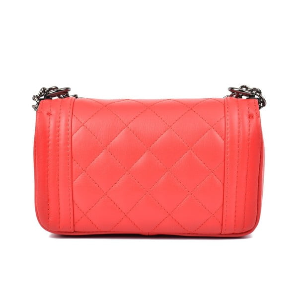 Crvena kožna pismo torba Isabella Rhea Mari-image-1