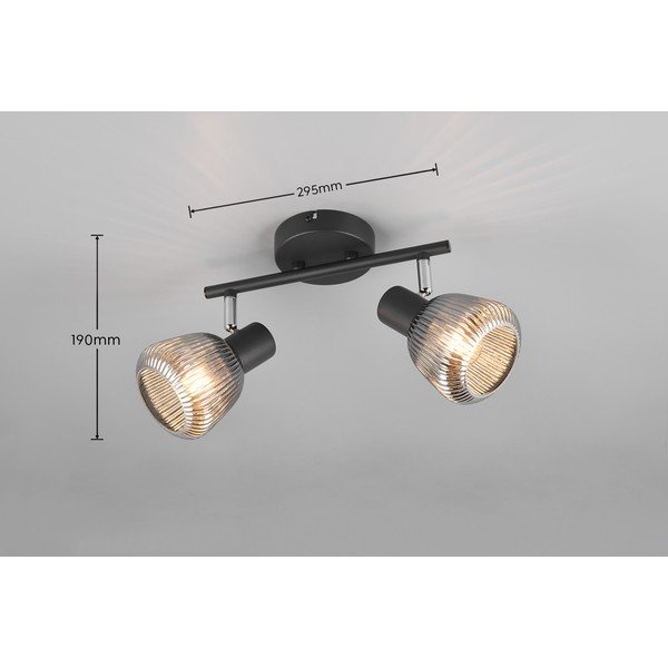 Crni reflektor ø 10 cm Tarifa – Trio-image-4