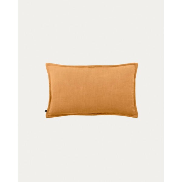 Ukrasna jastučnica od mješavine lana 50x30 cm Blok – Kave Home-image-2