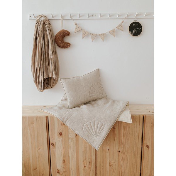 Bež laneni set za krevetić Sand - Moi Mili-image-2