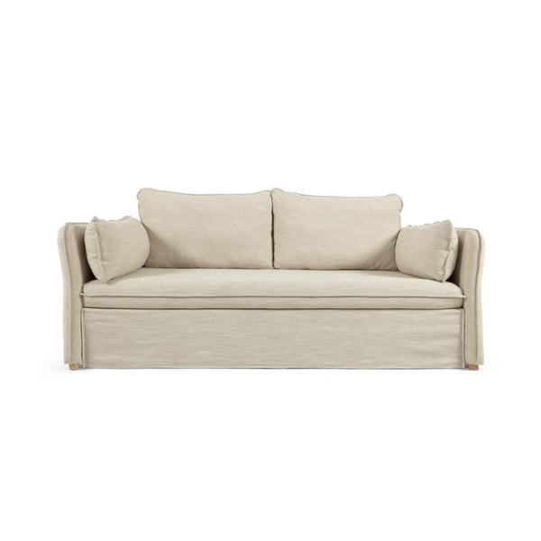Sklopiva sofa sivo-bež 210 cm Tanit – Kave Home