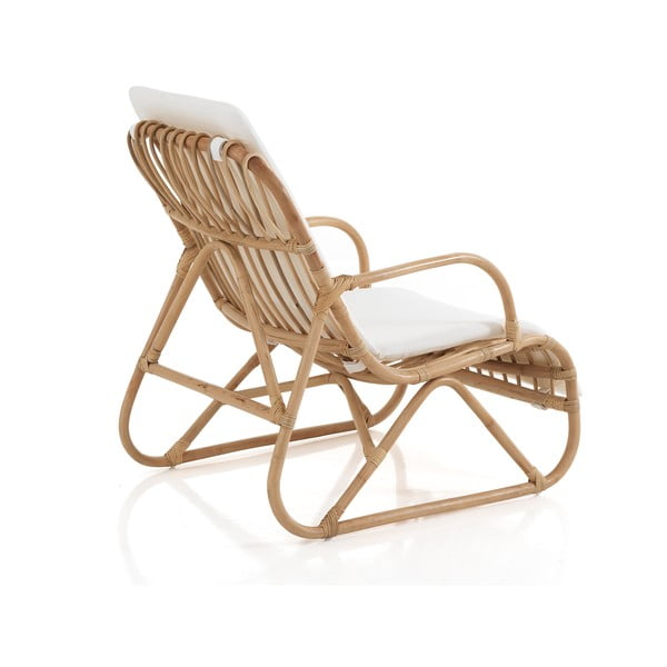 Fotelja s pletivom u bijelo-prirodnoj boji Erik - Tomasucci-image-2