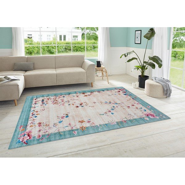 Krem/tirkizni tepih 120x160 cm Amira – Hanse Home-image-1