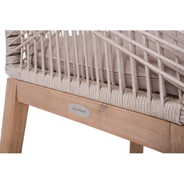 Bež vrtna stolica od masivnog drveta Pomona – Garden Pleasure-image-2
