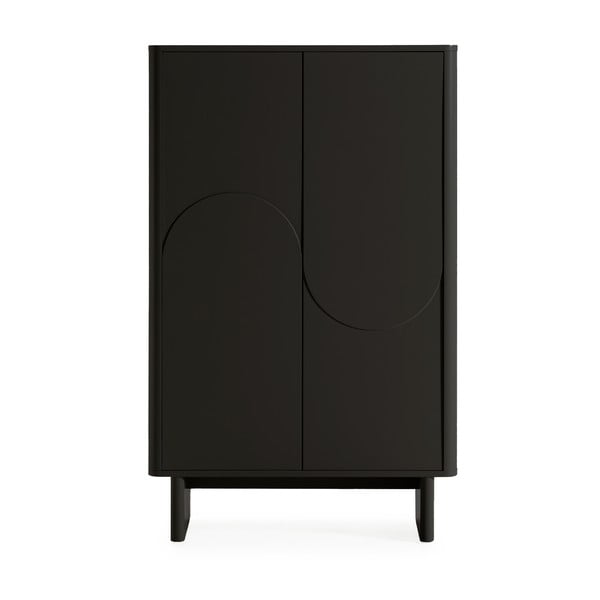 Crni ormarić 80x130x40 cm Solei – MOME