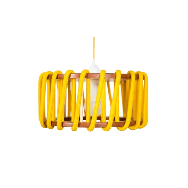Žuta stropna lampa Macaron EMKO, ø 30 cm