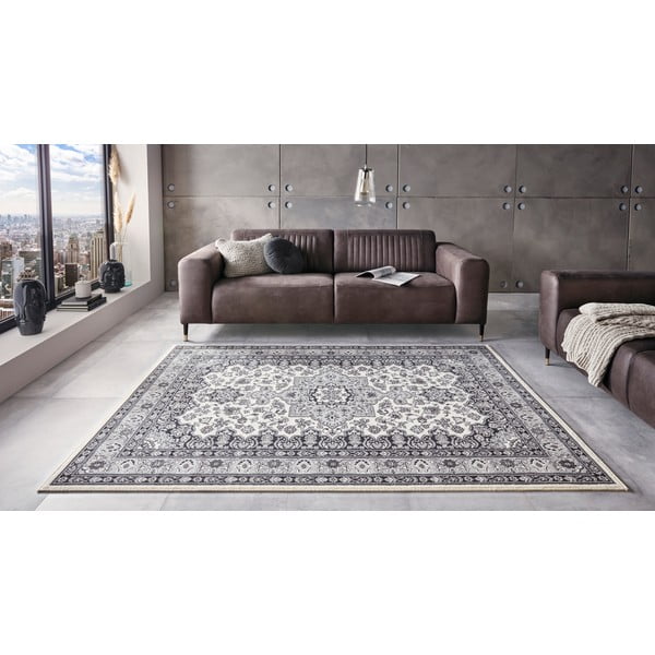 Krem-sivi tepih Nouristan Parun Tabriz, 120 x 170 cm-image-1