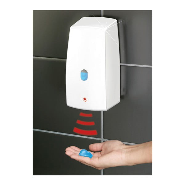 Bijeli dozator tekućeg sapuna na infracrveni senzor Wenko Treviso-image-1