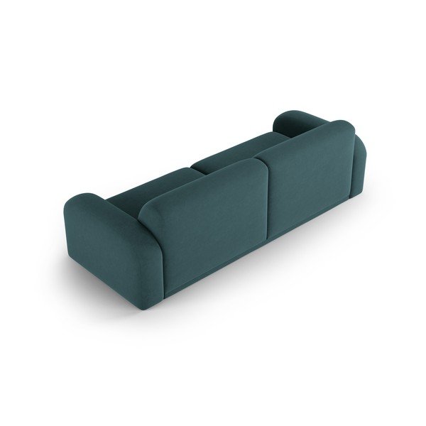 Plava baršunasta sofa 242 cm Erin – Micadoni Home-image-4