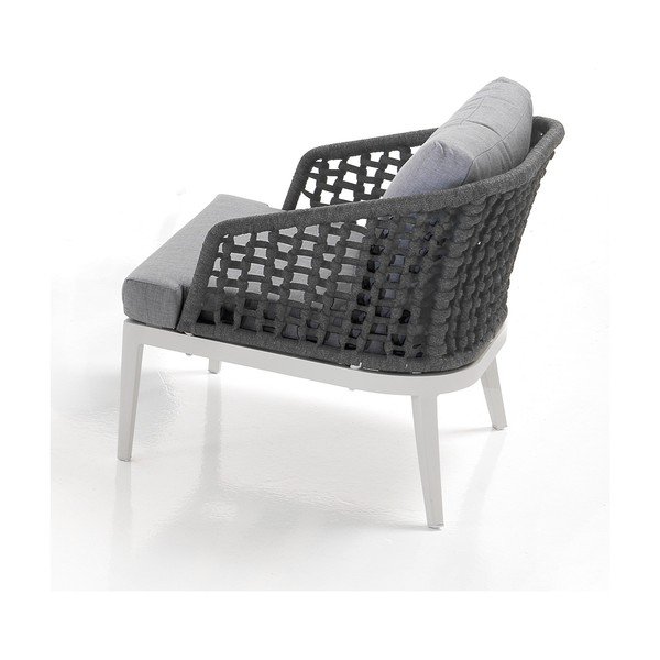 Siva vrtna garnitura aluminijska za 5 osoba Afteli – Tomasucci-image-2