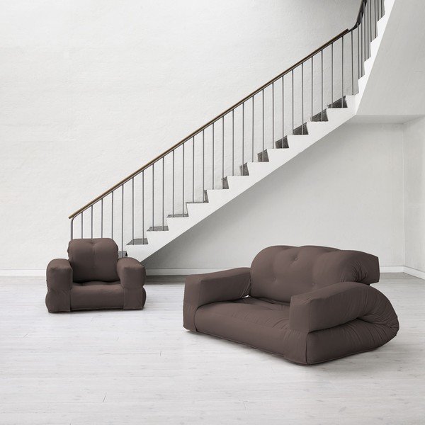 Karup Hippo Brown kauč na razvlačenje-image-1
