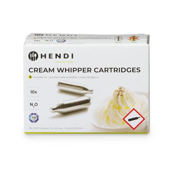 Set od 10 bombi boca za šlag Hendi