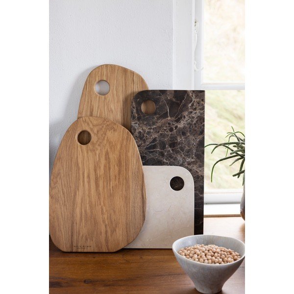 Mramorna daska za rezanje za serviranje 38 x 18 cm Marble – Mette Ditmer Denmark-image-4