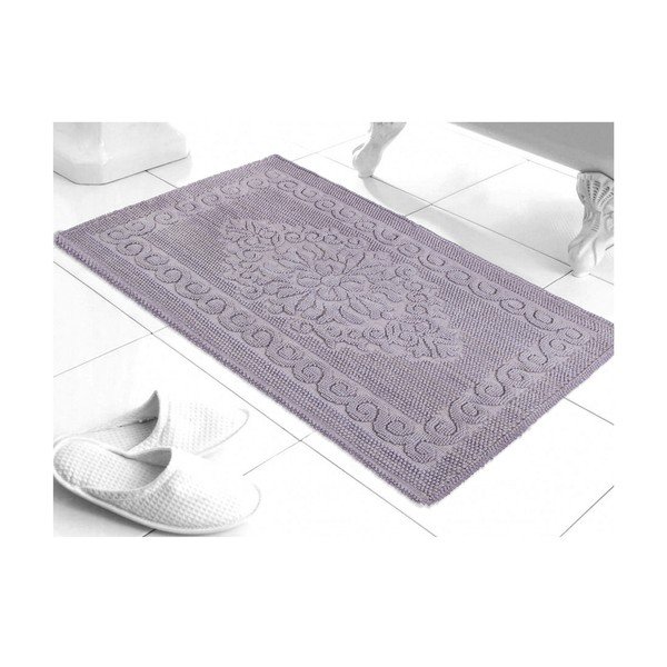 Podloga za kupaonicu Damask siva, 60x100 cm-image-1