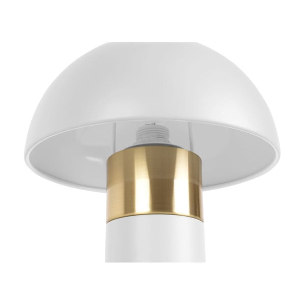 Stolna svjetiljka u bijelo-zlatnoj boji Leitmotiv Seta, visina 26 cm-image-2