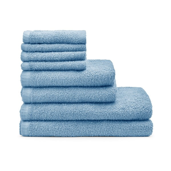 Plavi brzosušeći/od frotira pamučni set ručnika 8 kom Quick Dry – Catherine Lansfield