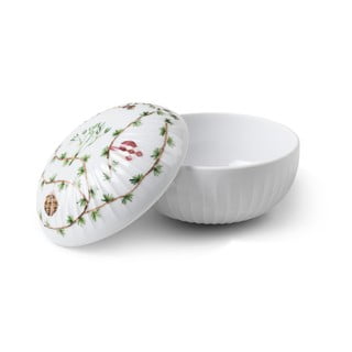 Bijela porculanska božićna kutija za slatkiše Kähler Design Hammershøi