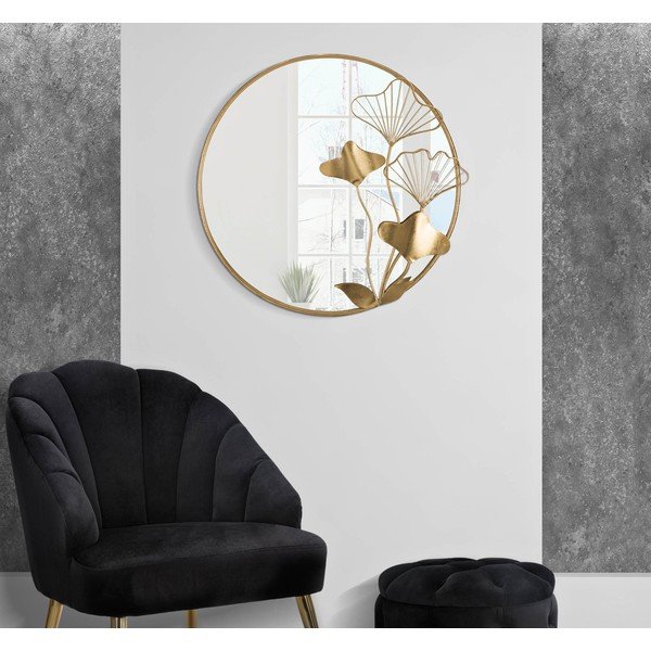 Zidno ogledalo ø 72 cm Flower – Mauro Ferretti-image-1