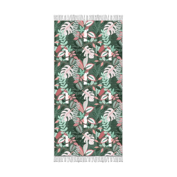 Zeleni ručnik za plažu 100x200 cm Ara – douceur d'intérieur