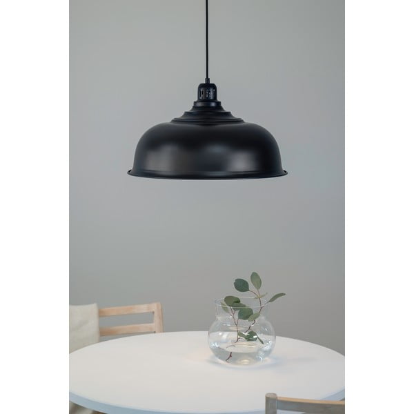 Crna viseća lampa s metalnim sjenilom 50x50 cm Port - Markslöjd-image-1