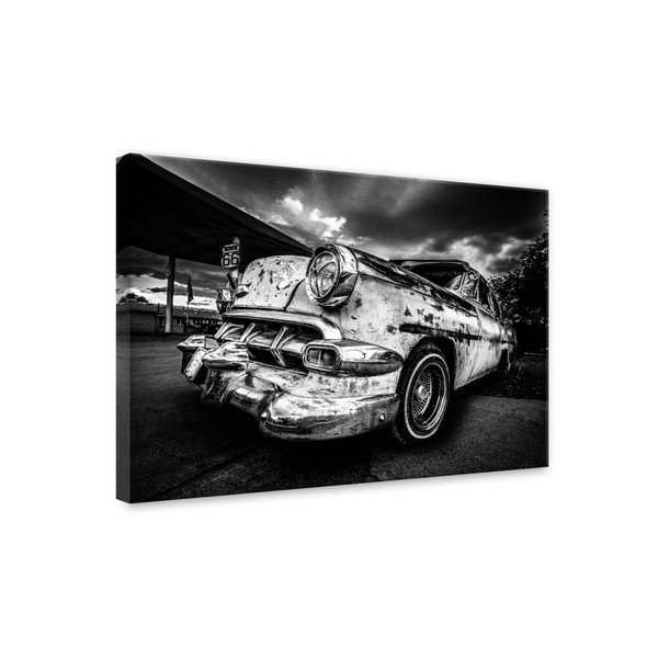 Slika Styler Canvas Silver Old Car, 85 x 113 cm-image-2