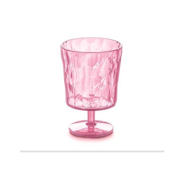 Roza plastična čaša Tantitoni Crystal, 250 ml