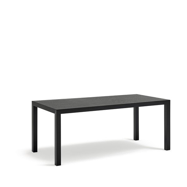 Blagovaonski stol s hrastovom pločom stola 75x180 cm Alma – Teulat-image-2