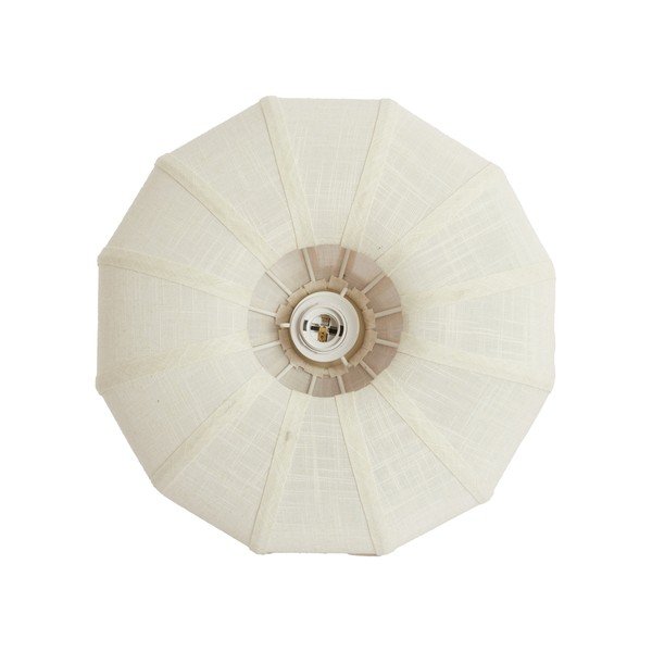 Krem stropna svjetiljka s tekstilnim sjenilom ø 40 cm Zosia – Light & Living-image-4