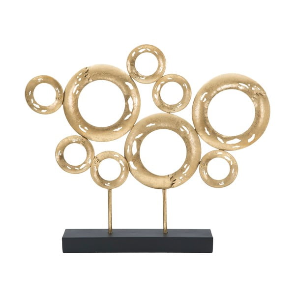 Dekoracija u zlatu Mauro Ferretti Circle, visina 41 cm