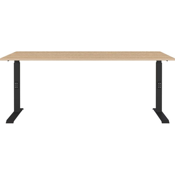 Radni stol podesive visine s pločom stola u dekoru hrasta 80x180 cm Lissabon – Germania-image-1