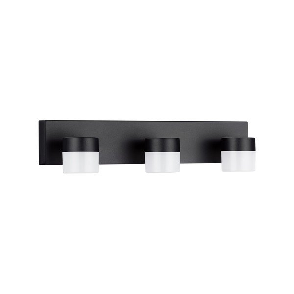Mat crna LED zidna lampa aluminijska Teko – Nova Luce