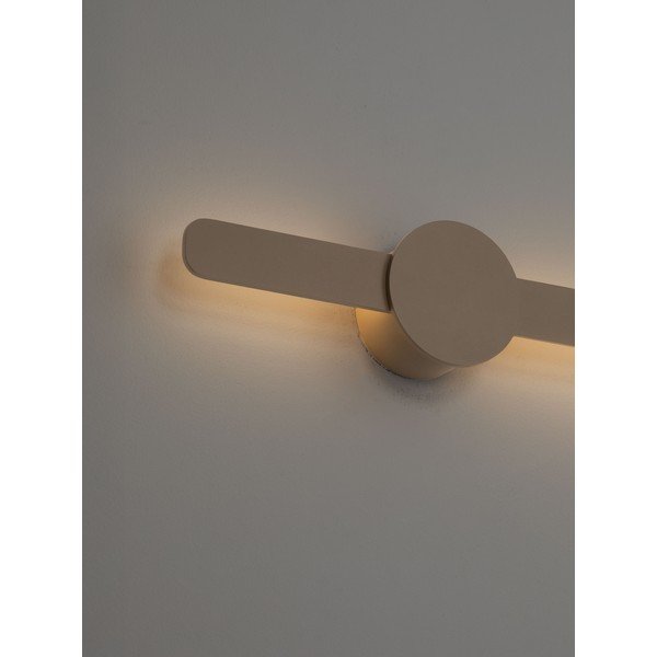 Sivo-bež LED zidna lampa aluminijska Norei – Nova Luce-image-4
