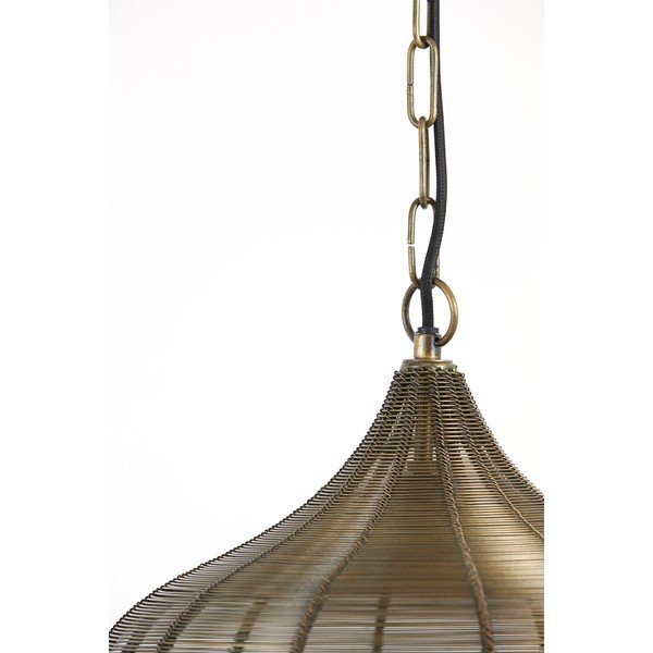 Metalna viseća svjetiljka u brončanoj boji ø 36 cm Alvaro – Light & Living-image-3