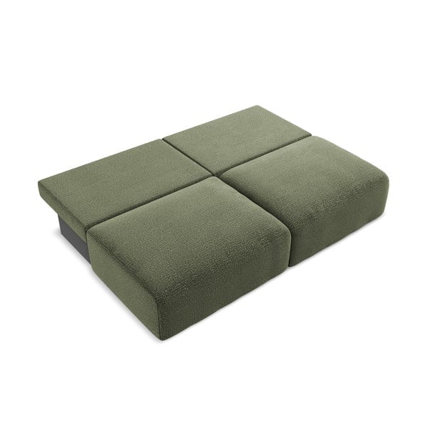 Zelena sklopiva/s prostorom za odlaganje sofa 216 cm Kalena – Makamii-image-4