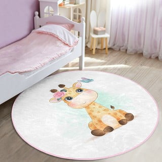 Bijeli dječji tepih ø 120 cm Comfort – Mila Home