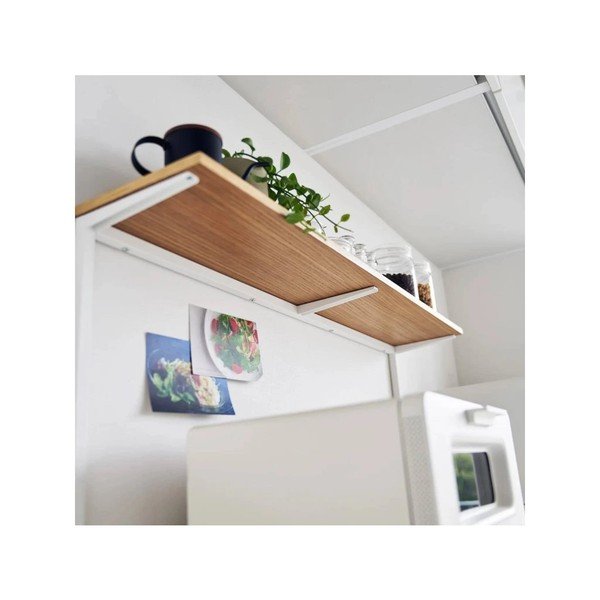 Bijela/u prirodnoj boji drvena dodatna kuhinjska polica 28,5x8,5 cm Tower – YAMAZAKI-image-3