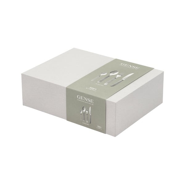 Pribor 16 kom od nehrđajućeg čelika u srebrnoj boji Rejka – Gense-image-2