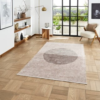 Bež periva staza od mješavine pamuka 60x170 cm Whisper – Think Rugs