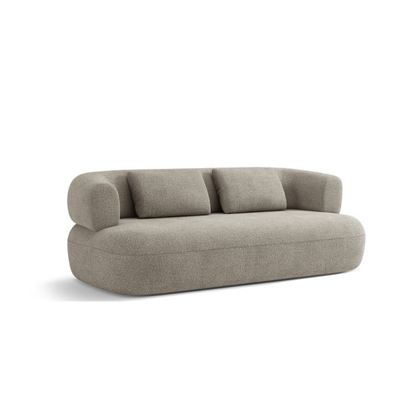 Svijetlo siva sofa od bouclé tkanine 178 cm Jenny – Micadoni Home-image-2