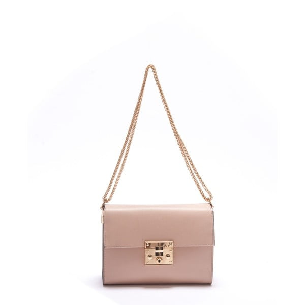 Puderasto ružičasta kožna torbica Isabella Rhea Dolor