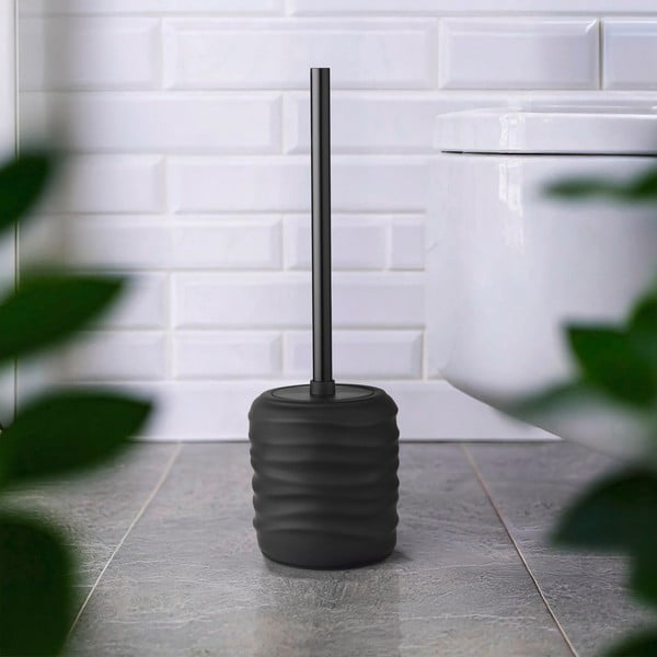 Crna keramička WC četka Illana – Wenko-image-1