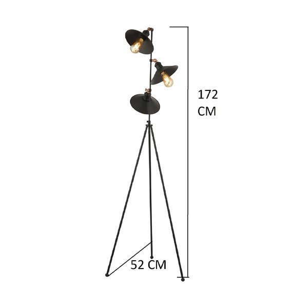 Crna podna lampa Bowl - Magenta Home-image-2