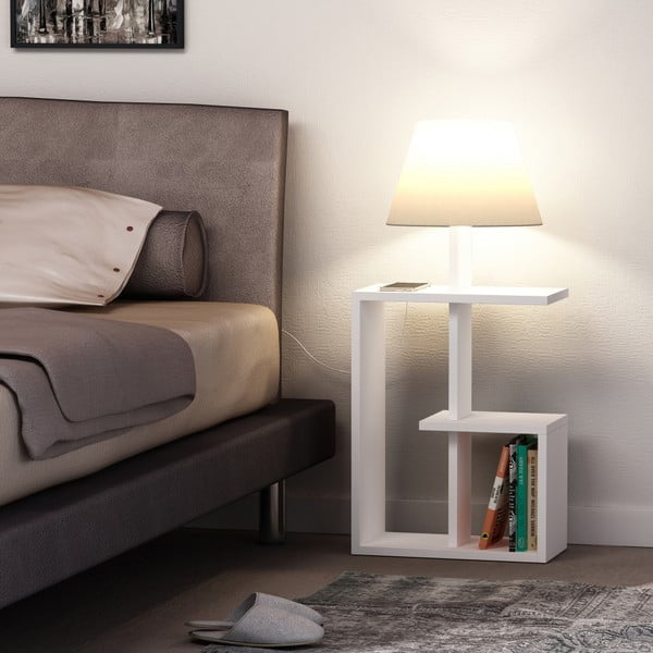 Bijela samostojeća lampa Homitis Saly-image-1