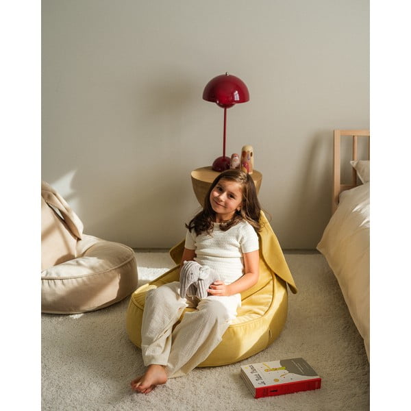 Žuta  baršunasti vreća za bebe Bunny – Wigiwama-image-1