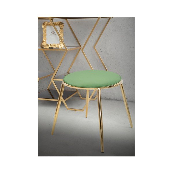 Svijetlozelena stolica Mauro Ferretti Emily, ⌀ 45 cm-image-1