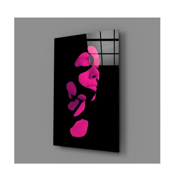 Staklena slika Insigne Fragmented Pink-image-4